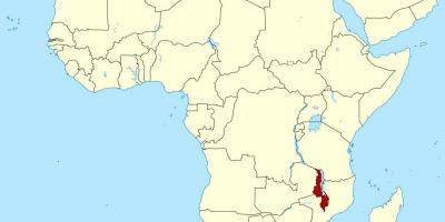 Зураг Малави байршил газрын зураг африк